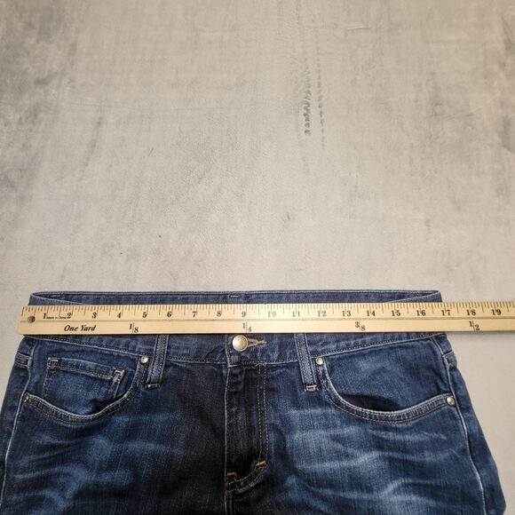 Banana Republic Jeans Womens 10 Blue Medium Wash Straight Leg Denim Classic - Picture 7 of 9